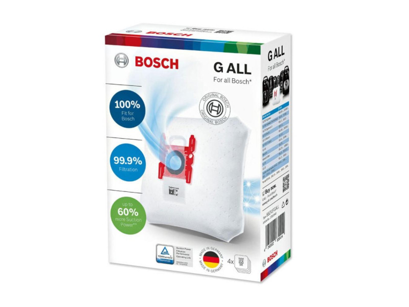 Bosch Σακούλες Σκούπας 4τμχ Συμβατή με Σκούπα Bosch / Siemens (BBZ41FGALL) (BSHBBZ41FGALL) Bosch Σακούλες Σκούπας 4τμχ Συμβατή με Σκούπα Bosch / Siemens (BBZ41FGALL) (BSHBBZ41FGALL)