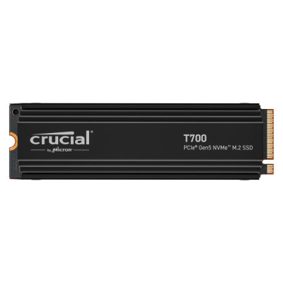 Crucial T700 with Heatsink SSD 4TB M.2 NVMe PCI Express 5.0 (CT4000T700SSD5) (CRUCT4000T700SSD5) Crucial T700 with Heatsink SSD 4TB M.2 NVMe PCI Express 5.0 (CT4000T700SSD5) (CRUCT4000T700SSD5)