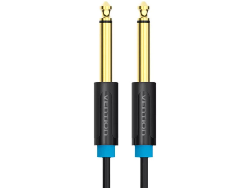 VENTION 6.5mm Male to Male Audio Cable 3M Black (BAABI) (VENBAABI)