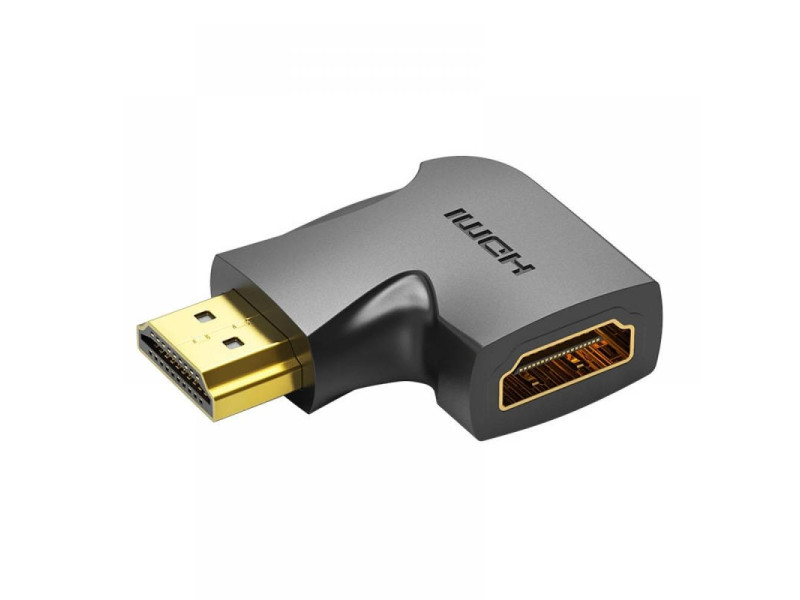 VENTION HDMI 270° Male to Female Vertical Flat Adapter Black (AIQB0) (VENAIQB0)
