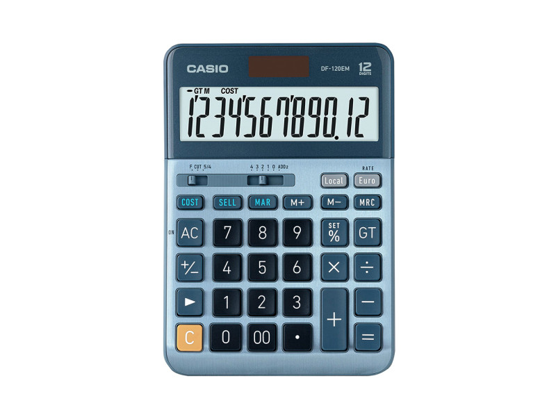 CASIO DF-120EM 12-DIGIT CALCULATOR (DF-120EM) (CASDF120EM)