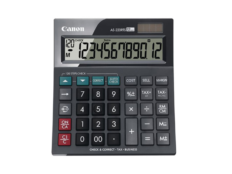 CANON AS220RTS 12 DIGIT CALCULATOR (4898B001) (CANAS220RTS)