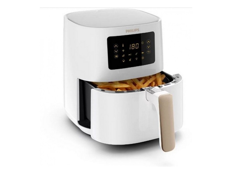Philips Φριτέζα Αέρος με Αποσπώμενο Κάδο 4.1lt Λευκή (HD9255/30) (PHIHD9255.30)