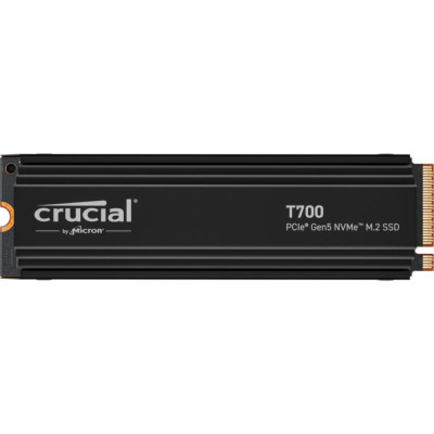 Crucial SSD 1TB T700 PCIe 5.0 x4 M.2 NVME Gen5 Heatsink (CT1000T700SSD5) (CRUCT1000T700SSD5) Crucial SSD 1TB T700 PCIe 5.0 x4 M.2 NVME Gen5 Heatsink (CT1000T700SSD5) (CRUCT1000T700SSD5)
