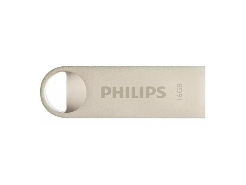 Philips Moon 16GB USB 2.0 Stick Ασημί (FM16FD160B/00) (PHIFM16FD160B-00)