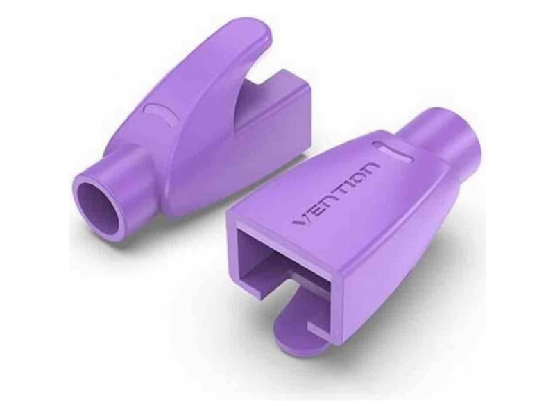 VENTION RJ45 Strain Relief Boots Purple PVC Type 100-Pack (IODV0-100) (VENIODV0-100)