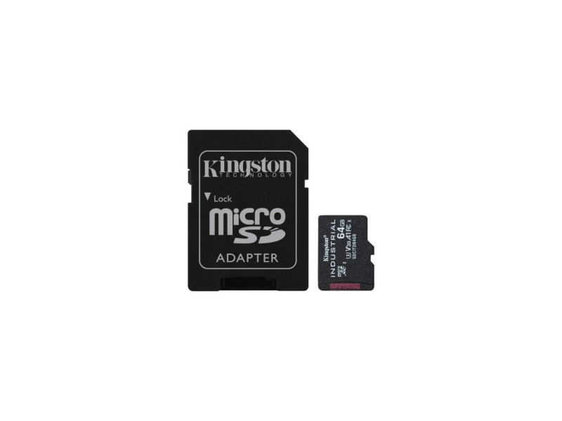 Kingston Industrial flash memory card 64 GB microSDXC UHS I (SDCIT2/64GB) (KINSDCIT2-64GB) Kingston Industrial flash memory card 64 GB microSDXC UHS I (SDCIT2/64GB) (KINSDCIT2-64GB)