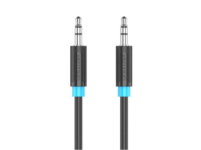 VENTION TRS 3.5mm Male to Male Audio Cable 0.8M Black (VAS-A65-B080) (VENVAS-A65-B080)