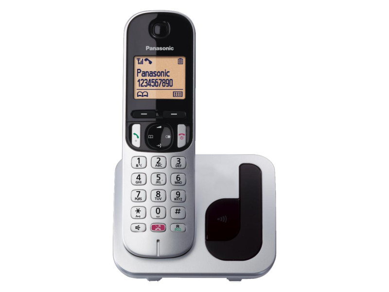 Ασύρματο Τηλέφωνο Panasonic KX-TGC250GRS Silver (KX-TGC250GRS) (PANKXTGC250GRS)