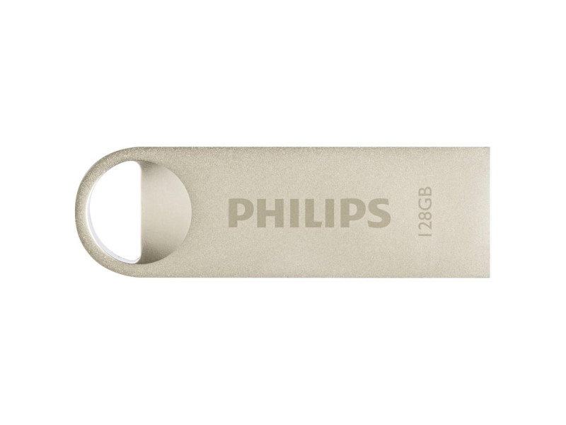 Philips Moon 128GB USB 2.0 Stick Ασημί (FM12FD160B/00) (PHIFM12FD160B-00)