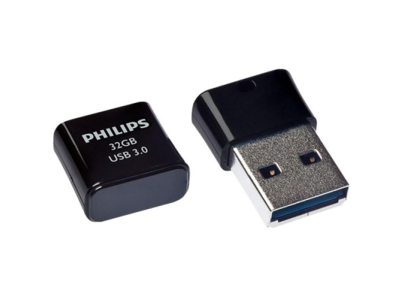 Philips Pico 32GB USB 3.0 Stick Μαύρο (FM32FD90B/00) (PHIFM32FD90B-00)