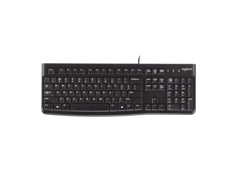 Logitech K120 USB US Black (920-002508) (LOGK120BK)