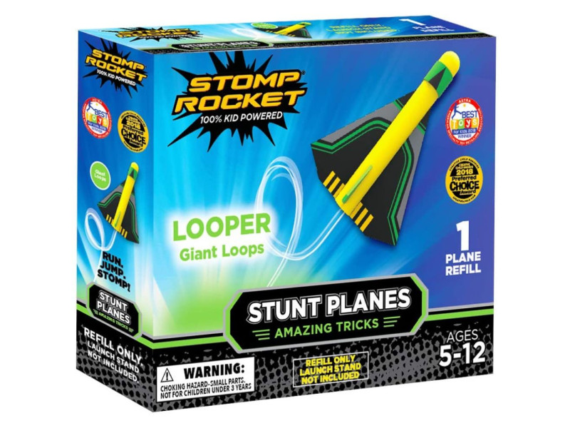 Stomp Rocket Stunt Plane Refill - 1 Looper Plane (SR100011) (STRSR100011)