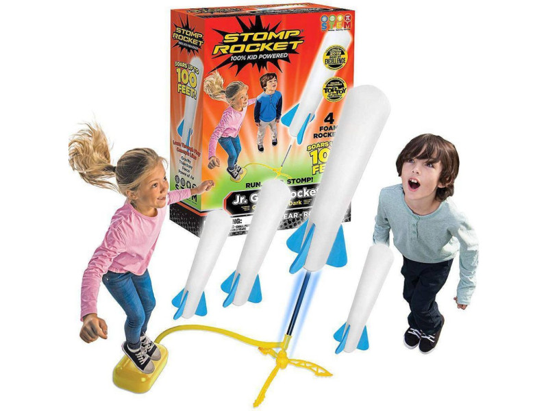 Stomp Rocket Jr. Glow 4 Rockets (SR100007) (STRSR100007)
