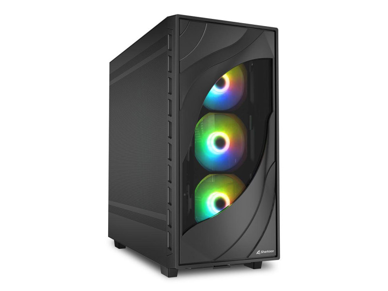 Sharkoon Rebel C80M RGB Black ATX (REBC80MRGBBK) (SHRREBC80MRGBBK)