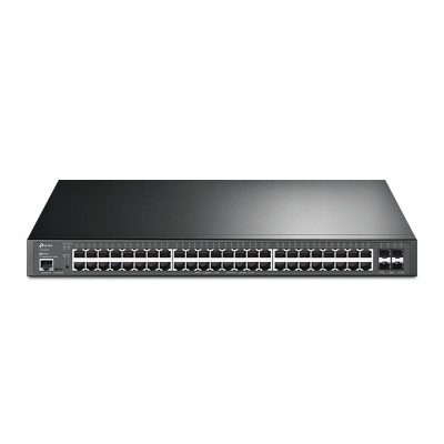 TP-Link JetStream 48-Port Gigabit and 4-Port 10GE SFP+ L2+ Managed Switch with 48-Port PoE+ (SG3452XP) (TPTL-SG3452XP)