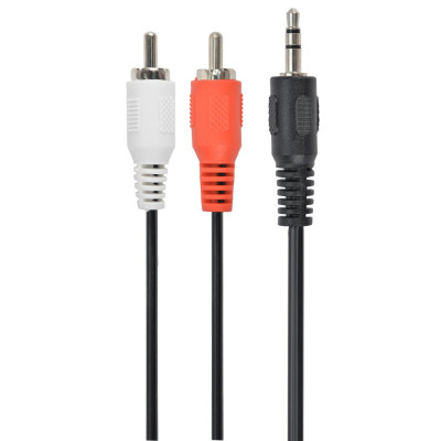 Cablexpert Καλώδιο 3.5mm male - RCA male Μαύρο 1.5m (CCA-458) (GEMCCA-458) Cablexpert Καλώδιο 3.5mm male - RCA male Μαύρο 1.5m (CCA-458) (GEMCCA-458)
