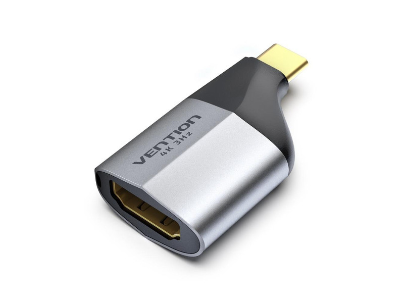 VENTION Type-C to HDMI Adapter Gray Aluminum Alloy Type (TCDH0) (VENTCDH0)