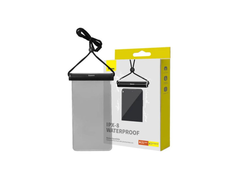 Baseus Waterproof phone case  AquaGlide with Cylindrical Slide Lock black (P60263701113-00) (BASP60263701113-00)