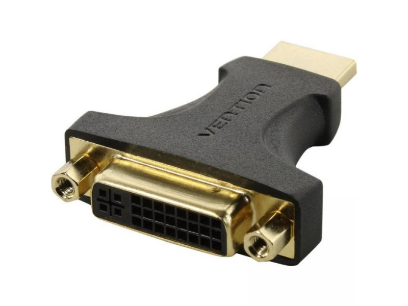 VENTION HDMI Male to DVI (24+5) Female Adapter Black (AIKB0) (VENAIKB0)