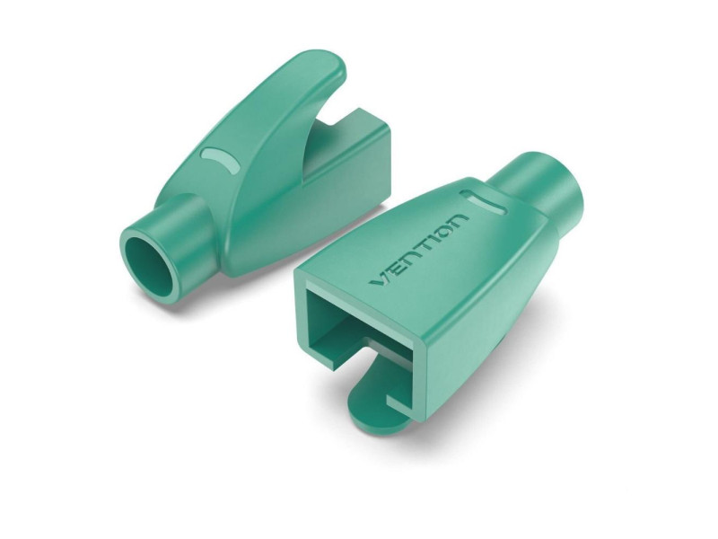 VENTION RJ45 Strain Relief Boots Green PVC Type 100-Pack (IODG0-100) (VENIODG0-100)