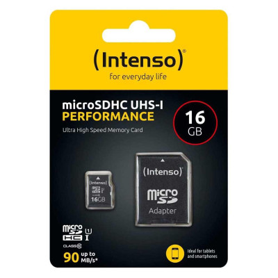 Intenso microSD-Card Class10 UHS-I 16GB (3424470) (NSO3424470) Intenso microSD-Card Class10 UHS-I 16GB (3424470) (NSO3424470)