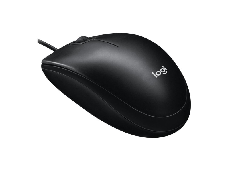 Logitech M100 Ενσύρματο Ποντίκι Μαύρο (910-006652) (LOGM100BK)