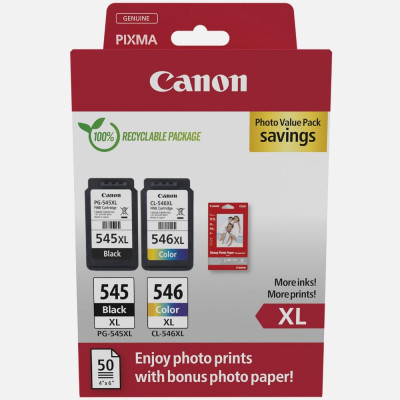 Canon Μελάνι Inkjet PG-545XL/CL-546XL Photo Value (8286B011) (CANPG-545XLPV) *
