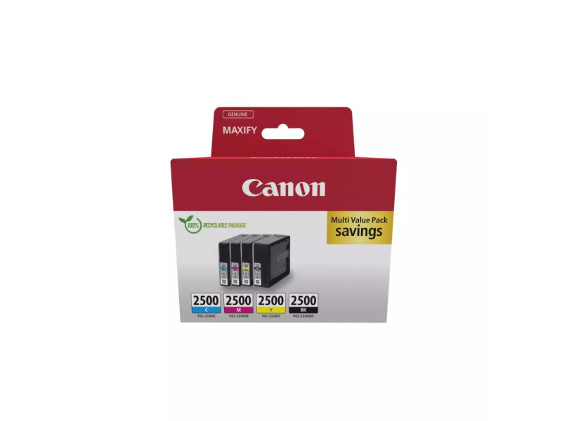 Canon Μελάνι Inkjet PGI-2500 CMYK Multipack (9290B006) (CANPGI-2500MP)