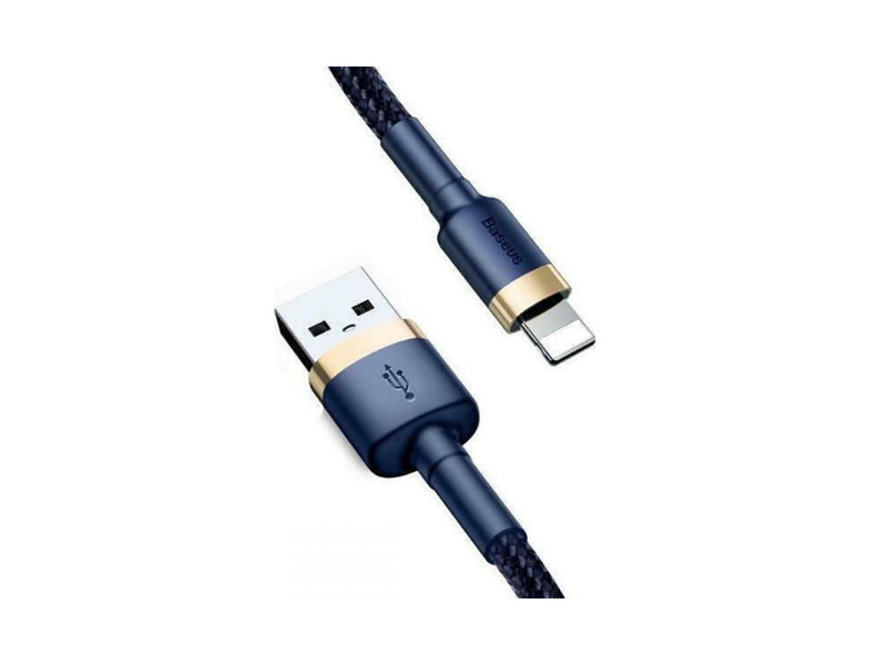 Baseus Cafule Braided USB to Lightning Cable Μπλε 2m (CALKLF-CV3) (BASCALKLF-CV3)