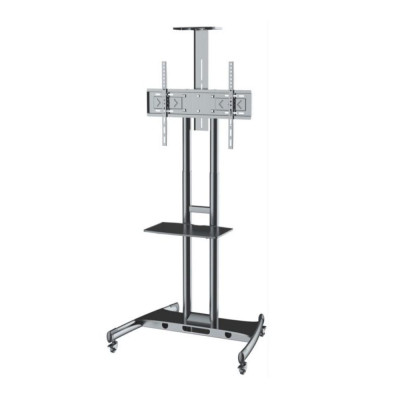 AxRed ZEUS 32”-85” Bάση TV με Ράφι & Κανάλι Απόκρυψης Καλωδίων (11962) (AXZEUS)