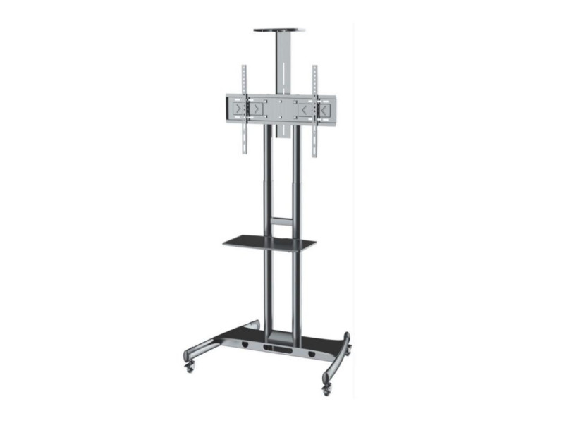 AxRed ZEUS 32”-85” Bάση TV με Ράφι & Κανάλι Απόκρυψης Καλωδίων (11962) (AXZEUS)