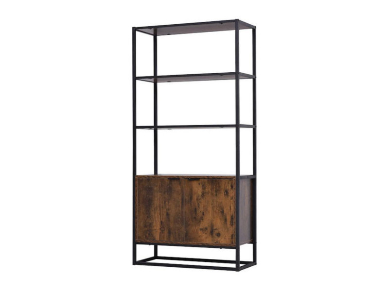 Homcom Βιβλιοθήκη Industrial Style Με 5 Ράφια 40x30x154cm (838-162) (HOM838-162)