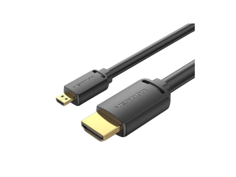 VENTION Micro HDMI to HDMI 4K HD Cable 2M Black (AGIBH) (VENAGIBH)
