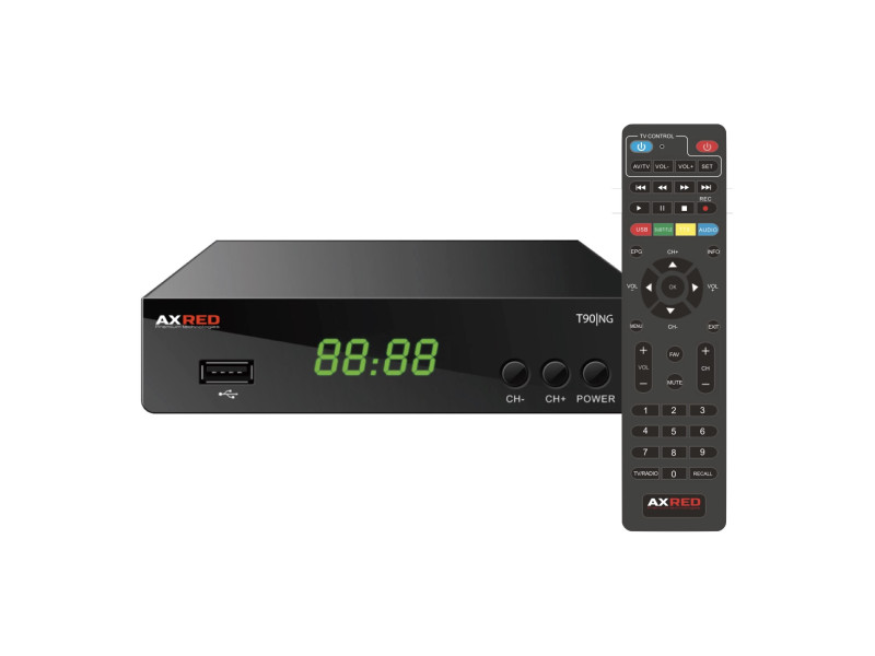 AXRED AX T90|NG Επίγειος Ψηφιακός Δέκτης 11694 (T90/NG) (AXRT90NG)