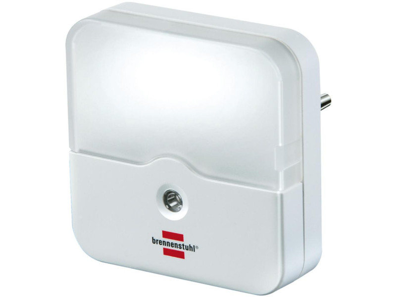 Brennenstuhl OL 02E LED Φωτάκι Νυκτός 1lm με Φωτοκύτταρο White (1173220) (BNN1173220)