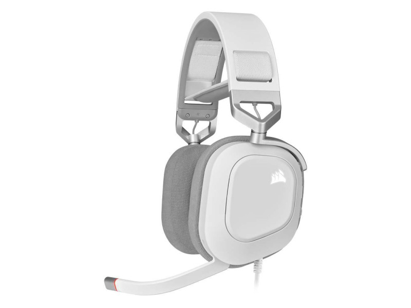 Corsair Headset  HS80 RGB Over Ear Gaming White (CA-9011238-EU) (CORCA-9011238-EU)