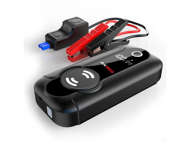 Axred X-10 Εκκινητης Μπαταριας & Powerbank με Φακο - Ασυρματη Φορτιση (BAT.0011) (AXRX-10)