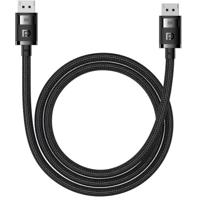 Baseus Καλώδιο DP 8K σε DP 8K High Definition 1.5m Μαύρο (B00633706111-01) (BASB00633706111-01) Baseus Καλώδιο DP 8K σε DP 8K High Definition 1.5m Μαύρο (B00633706111-01) (BASB00633706111-01)