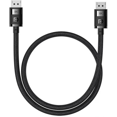 Baseus Καλώδιο DP 8K σε DP 8K High Definition 2m Μαύρο (B00633706111-02) (BASB00633706111-02) Baseus Καλώδιο DP 8K σε DP 8K High Definition 2m Μαύρο (B00633706111-02) (BASB00633706111-02)