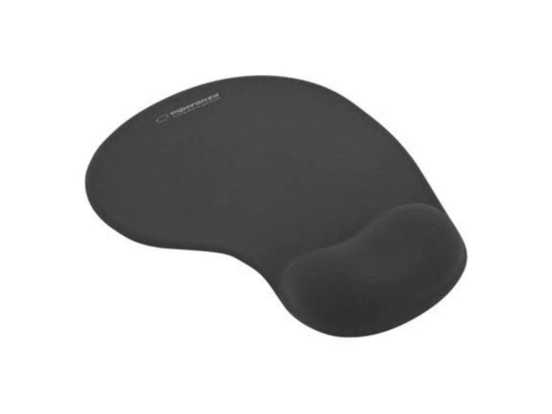 Esperanza Gel Mouse Pad 230mm με Στήριγμα καρπού Μαύρο (EA137K) (ESPEA137K)