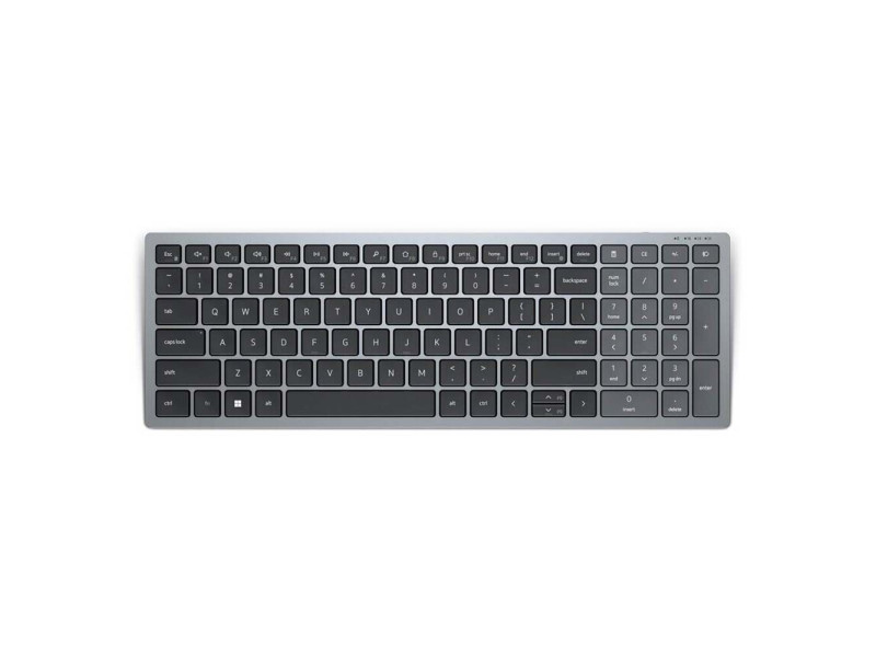 Dell Πληκτρολόγιο  KB740  Compact  Multi-Device  Wireless  (US)  Black (580-AKOX) (DEL580-AKOX)