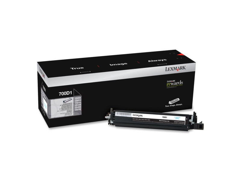 LEXMARK 700D1 DEVELOPER UNIT BLACK (40k) (70C0D10) (LEX70C0D10)