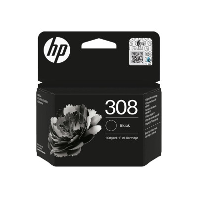 HP Μελάνι Inkjet No.308 Black (7FP21UE) (HP7FP21UE)