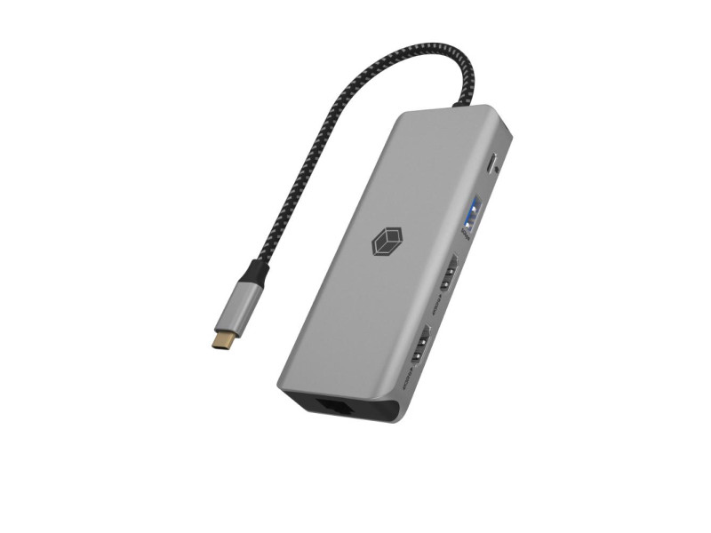 RaidSonic ICY BOX USB-C Docking Station με HDMI 4K PD Ethernet και σύνδεση 2 Οθονών Γκρι (IB-DK4012-CPD) (RSCIB-DK4012-CPD) RaidSonic ICY BOX USB-C Docking Station με HDMI 4K PD Ethernet και σύνδεση 2 Οθονών Γκρι (IB-DK4012-CPD) (RSCIB-DK4012-CPD)