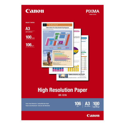 Canon High Resolution Paper A3 106g/m² 100 Φύλλα (1033A005) (CAN-HR101A3)