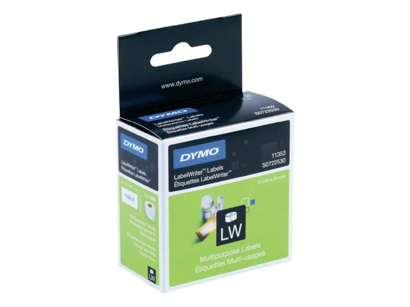 Χάρτινη Ετικέτα Γενικής Χρήσης DYMO 11353 12x24mm (1000 ετικ.) (Λευκή) (DYMO11353)