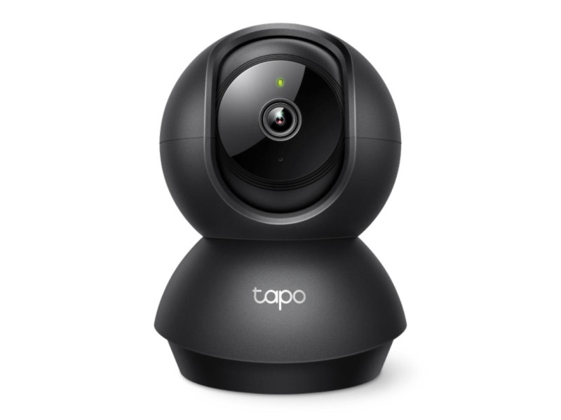 TP-LINK Pan/Tilt Home Security Wi-Fi Camera 2Κ Black (TAPO C211) (TPC211)