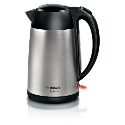 Bosch TWK3P420 electric kettle 1.7 L 2400 W Black, Stainless steel (TWK3P420) (BSHTWK3P420) Bosch TWK3P420 electric kettle 1.7 L 2400 W Black, Stainless steel (TWK3P420) (BSHTWK3P420)