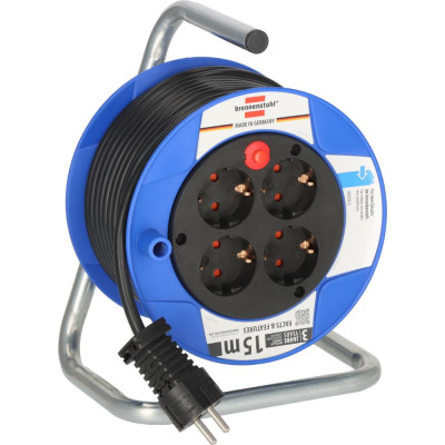 Brennenstuhl Garant Compact Μπαλαντέζα 4 Θέσεων με Καλώδιο 15m/ H05VV-F/ 3G1,5 Black (1079180004) (BNN1079180004) Brennenstuhl Garant Compact Μπαλαντέζα 4 Θέσεων με Καλώδιο 15m/ H05VV-F/ 3G1,5 Black (1079180004) (BNN1079180004)